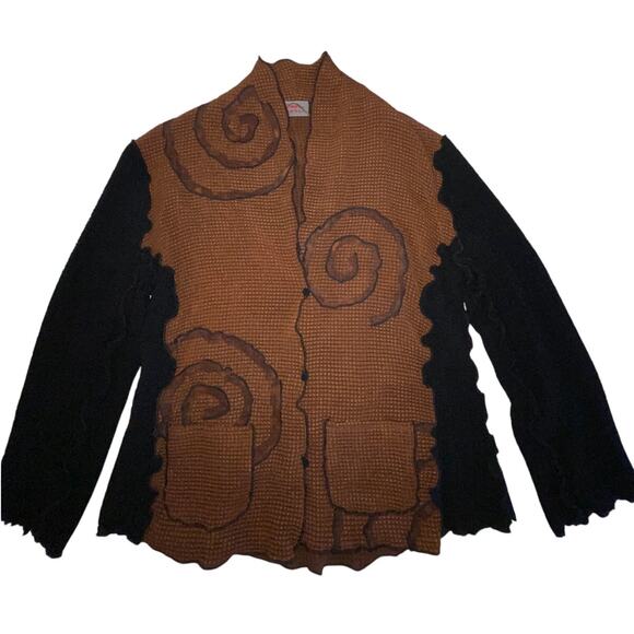 Deborah Cross Limited Edition Textile Art‎ Jacket - Women's Size M - Picture 5 of 10